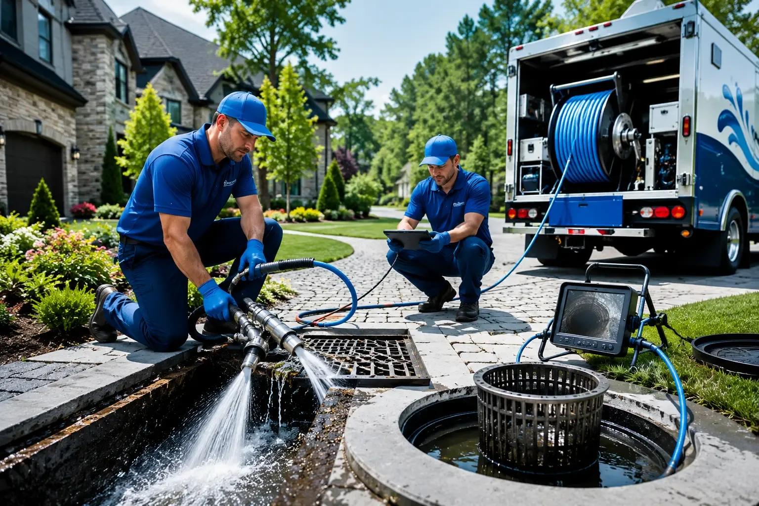 Local outdoor drain cleaning professionals in Adell, WI